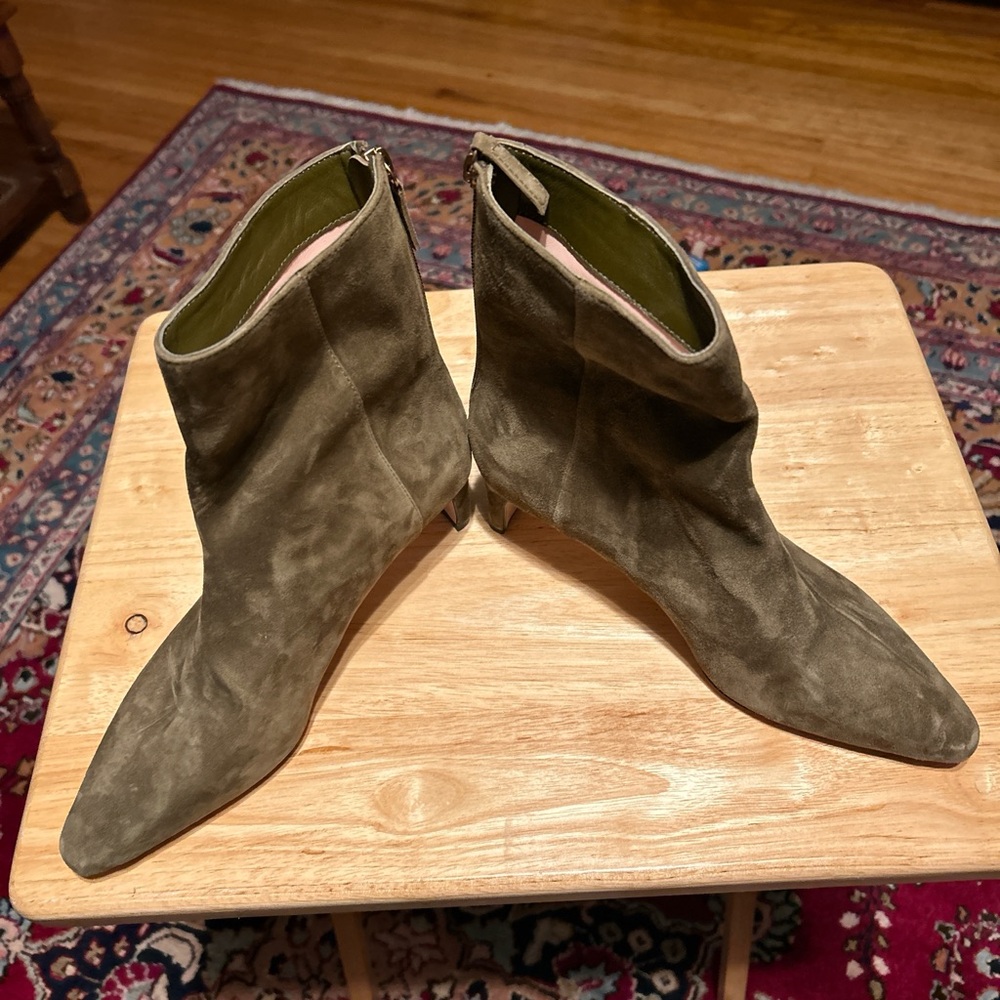 J Crew Stevie suede ankle boots